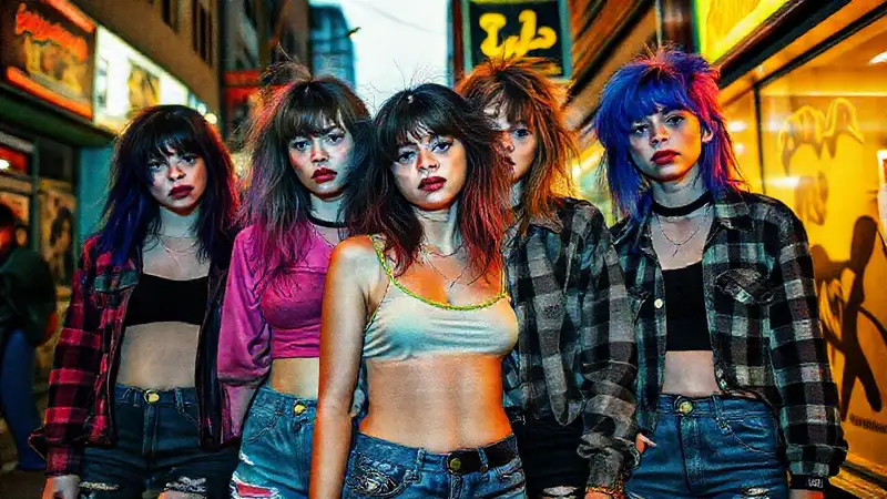 Grunge juvenil: estilo caótico y melancólico